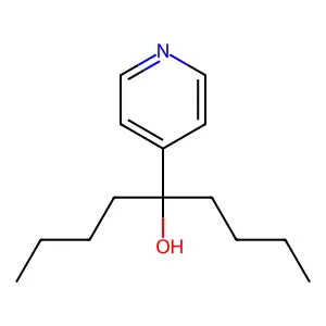 5-Pyridin-4-ylnonan-5-ol structure