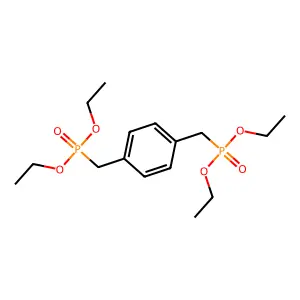 Tetraethyl p-xylylenediphosphonate structure