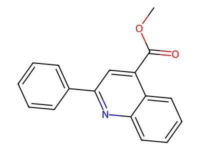 Methyl 2-phenyl-4-quinolinecarboxylate structure