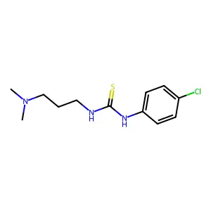 1-(4-Chlorophenyl)-3-[3-(dimethylamino)propyl]thiourea structure