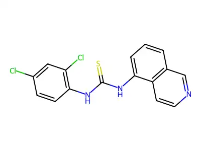 1-(2,4-Dichlorophenyl)-3-isoquinolin-5-ylthiourea structure
