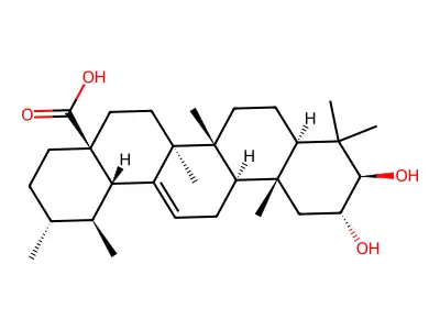 科罗索酸 structure