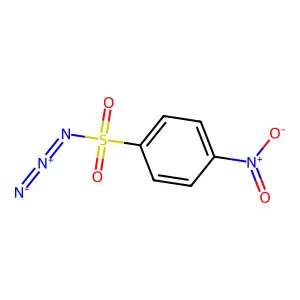 4-Nitrobenzenesulfonyl azide structure