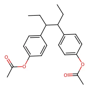 己烷雌酚二醋酸酯 structure