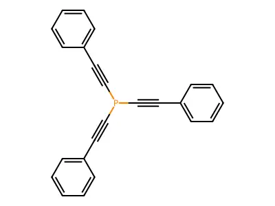 Tris(phenylethynyl)phosphine structure