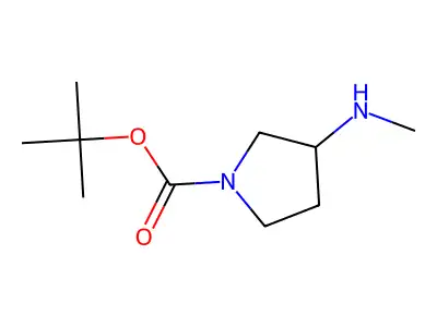 1-BOC-3-METHYLAMINOPYRROLIDINE structure