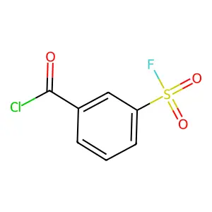 Benzoyl chloride, 3-(fluorosulfonyl)- structure