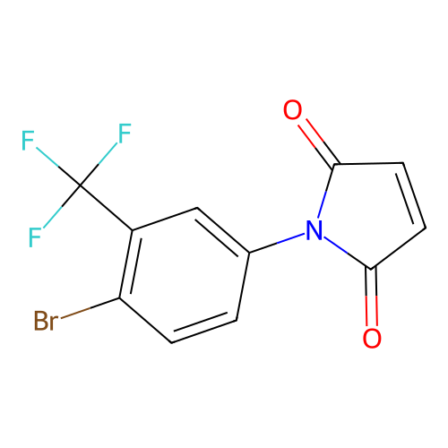 1-(4-Bromo-3-trifluoromethylphenyl)-1H-pyrrole-2,5-dione structure
