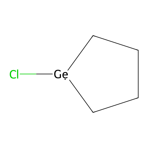 Germacyclopentane, 1-chloro- structure