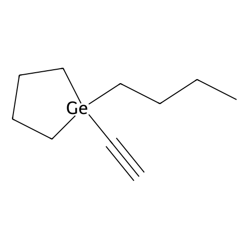 Germacyclopentane, 1-butyl-1-ethynyl- structure