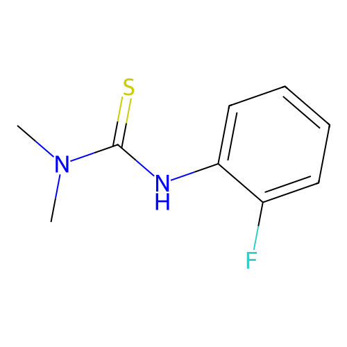 3-(2-Fluorophenyl)-1,1-dimethylthiourea structure