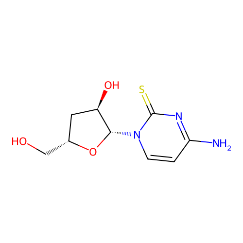 3'-Deoxy-2-thio-Cytidine structure