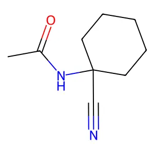 Acetamide, N-(1-cyanocyclohexyl)- structure