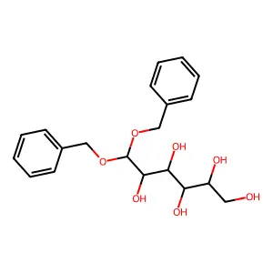 6,6-Bis(phenylmethoxy)hexane-1,2,3,4,5-pentol structure