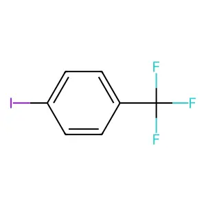 Benzene, 1-iodo-4-(trifluoromethyl)- structure