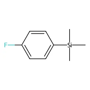 1-Fluoro-4-(trimethylsilyl)benzene structure