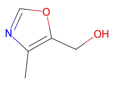 (4-Methyl-1,3-oxazol-5-yl)methanol structure