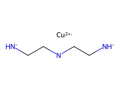 Copper Bis(2-azanidylethyl)azanide structure
