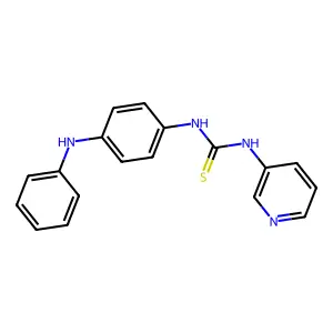 1-(4-Anilinophenyl)-3-pyridin-3-ylthiourea structure