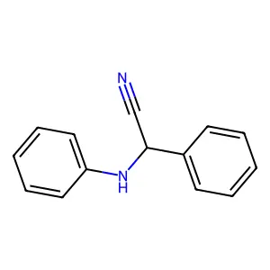 N,2-Diphenylglycinonitrile structure