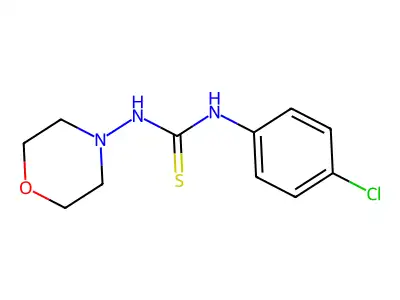 1-(4-Chlorophenyl)-3-morpholinothiourea structure