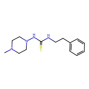 1-(4-Methylpiperazin-1-yl)-3-(2-phenylethyl)thiourea structure