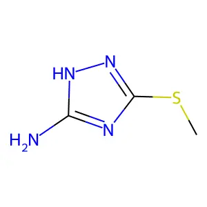3-(甲硫基)-1,2,4-三唑-5-胺 structure