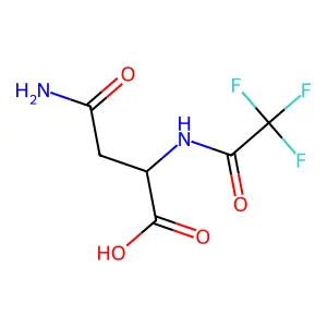 N~2~-(Trifluoroacetyl)asparagine structure