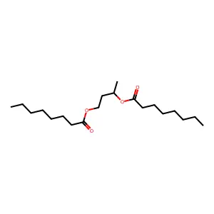 Butylene glycol dicaprylate structure