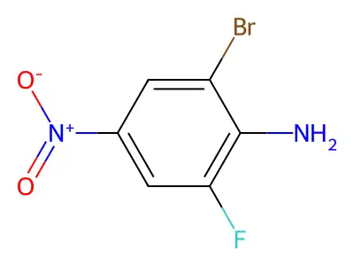 4-Bromo-2-fluoro-6-nitroaniline structure