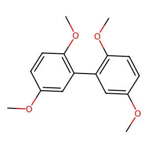 2,2',5,5'-Tetramethoxybiphenyl structure