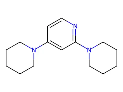 2,4-Dipiperidin-1-ylpyridine structure