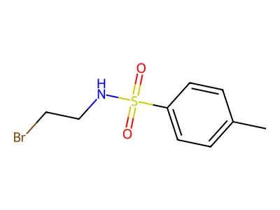 N-(2-bromoethyl)-4-methylbenzenesulfonamide structure