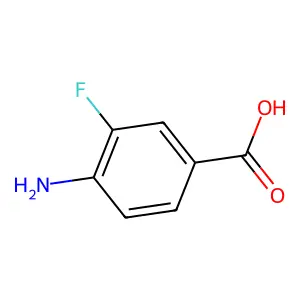 4-Amino-3-fluorobenzoic acid structure