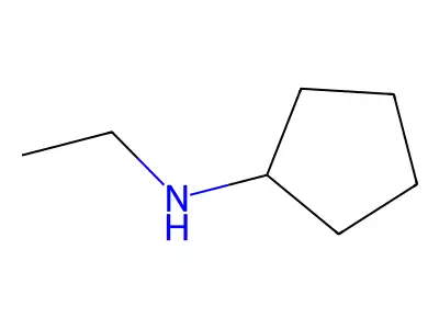 N-Ethylcyclopentanamine structure