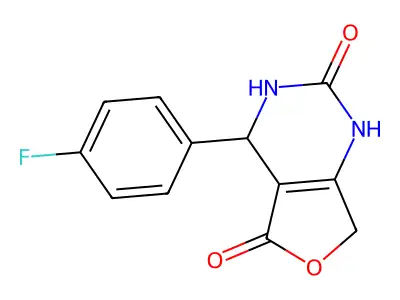 4-(4-Fluorophenyl)-3,4-dihydrofuro[3,4-d]pyrimidine-2,5(1H,7H)-dione structure