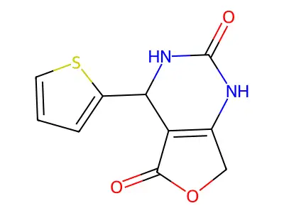 4-(Thiophen-2-yl)-3,4-dihydrofuro[3,4-d]pyrimidine-2,5(1H,7H)-dione structure