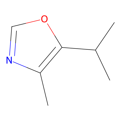 4-Methyl-5-propan-2-yl-1,3-oxazole structure