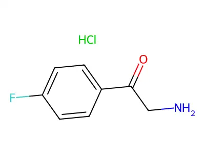 2-Amino-1-(4-fluorophenyl)ethanone structure