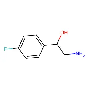 2-Amino-1-(4-fluorophenyl)ethan-1-ol structure