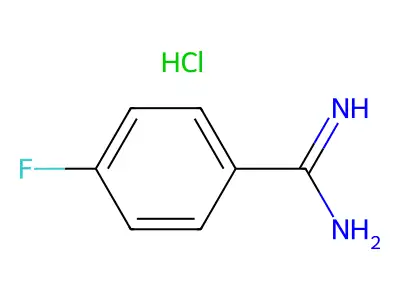4-Fluorobenzamidine structure