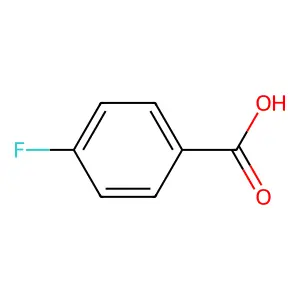 4-氟苯甲酸 structure