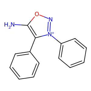 3,4-Diphenyl-1,2,3lambda(5)-oxadiazol-5-amine structure