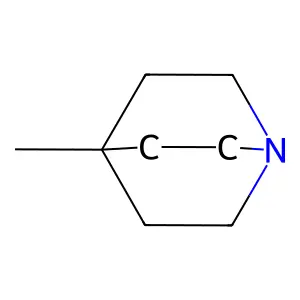 1-Azabicyclo[2.2.2]octane, 4-methyl- structure