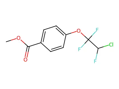 Methyl 4-(2-chloro-1,1,2-trifluoroethoxy)benzoate structure