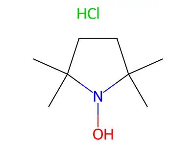 1-Hydroxy-2,2,5,5-tetramethylpyrrolidin-1-ium chloride structure