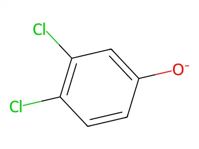 3,4-Dichlorophenolate structure