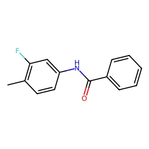 N-(3-fluoro-4-methylphenyl)benzamide structure