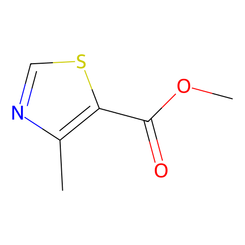 Methyl 4-methylthiazole-5-carboxylate structure