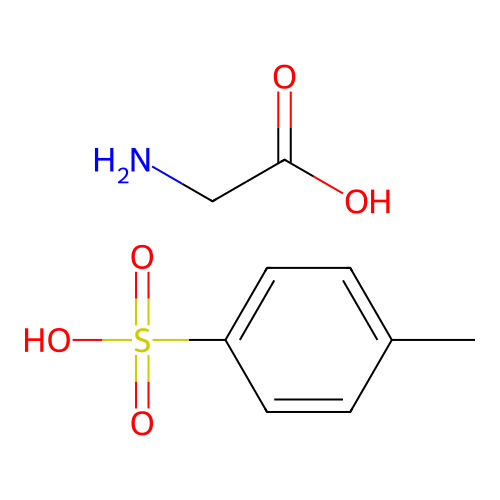 Glycine, 4-methylbenzenesulfonate structure